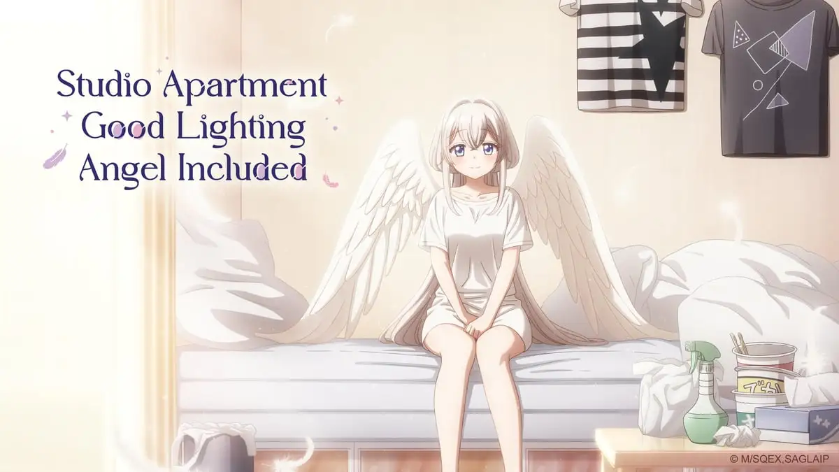 Studio apartment, good lighting, angel included
