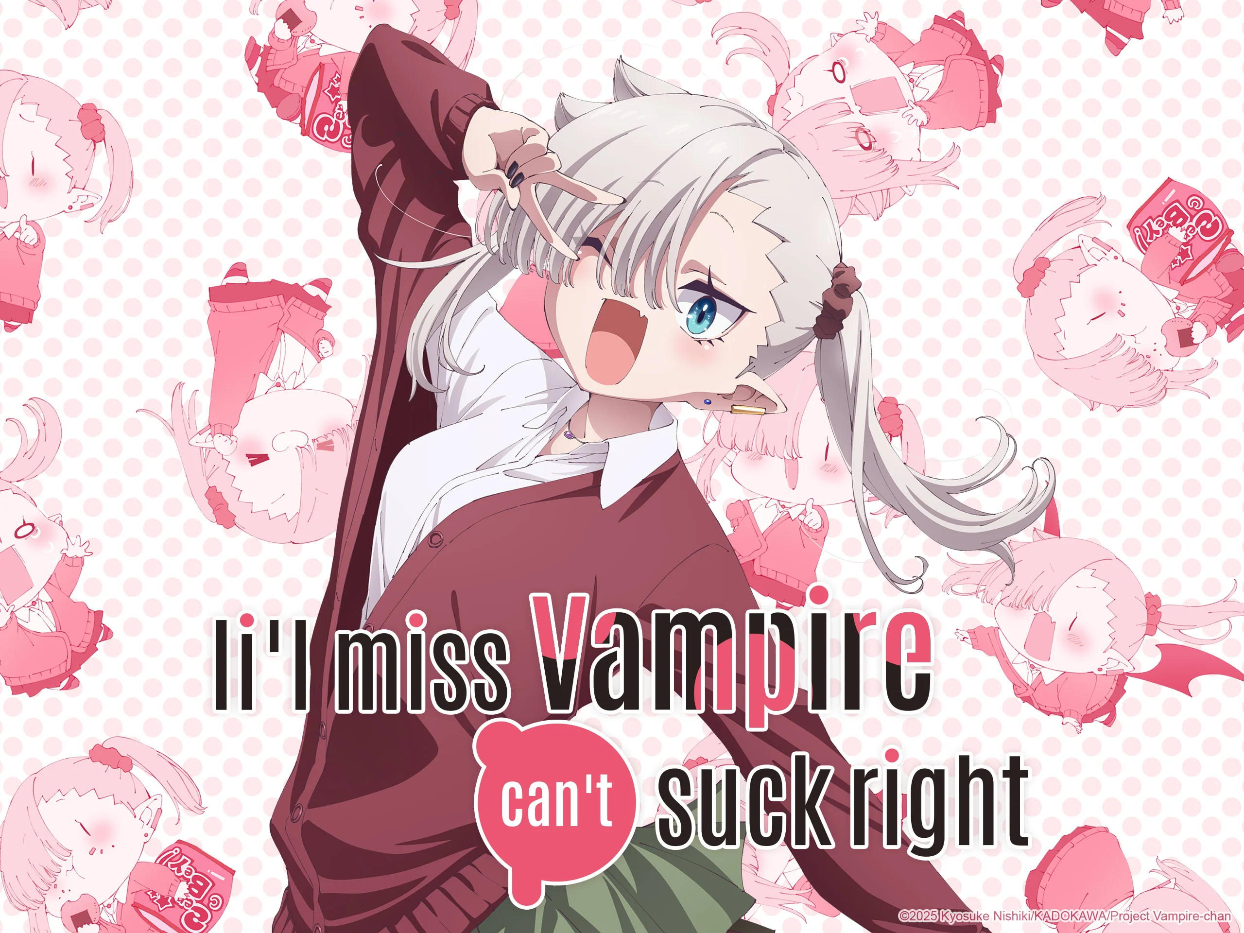 Li'l miss vampire can't suck right